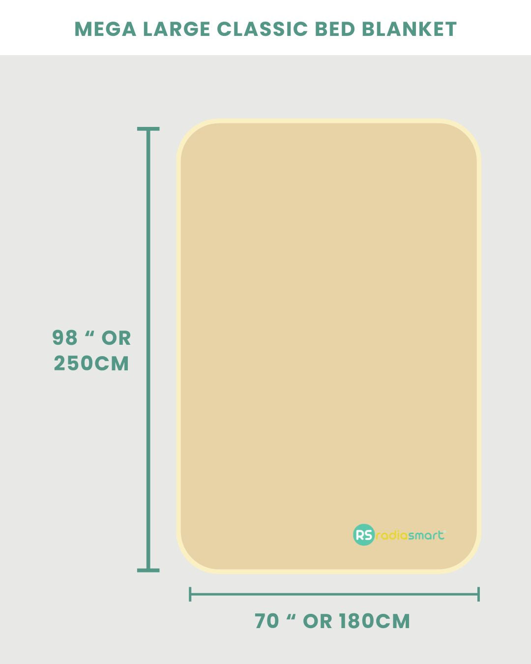 Stay cozy and protected with the Radia Smart® Classic Mega/XL Size Bed Blanket. Made from 100% cotton and silver-lined Faraday fabric, it blocks EMF, RF, and 5G radiation for a safer sleep environment. This breathable, soft bed blanket doubles as a bed sheet, offering full-body coverage and comfort while reducing wireless exposure. Ideal for promoting restful sleep and overall wellness in today’s connected world.